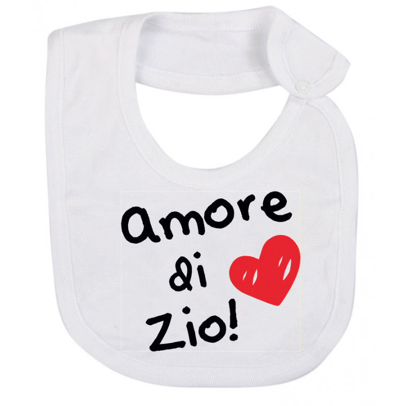 Bavaglino Neonato Amore Di Zio