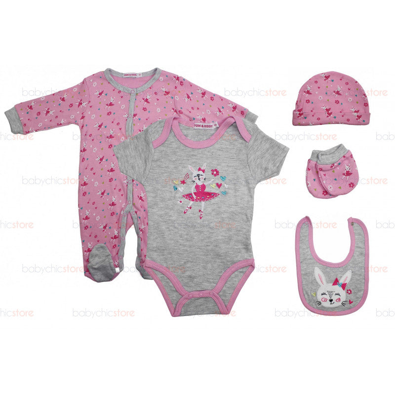 Set Completo Body e Tutina Rabbit - 6 Mesi