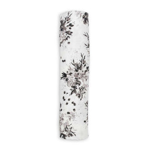 Set Hello World Lulujo Baby Black Floral - 9