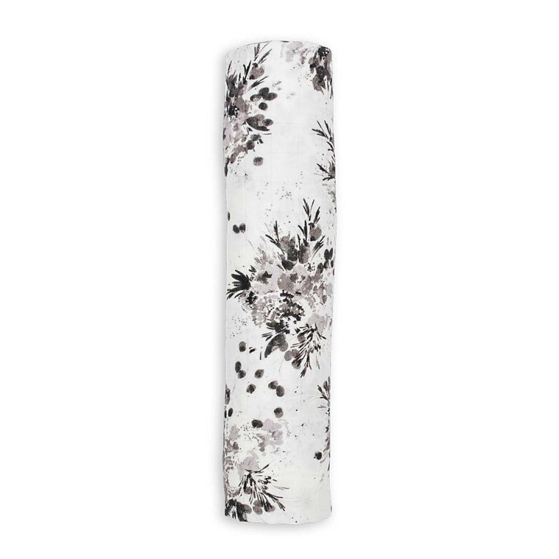 Set Hello World Lulujo Baby Black Floral - 9