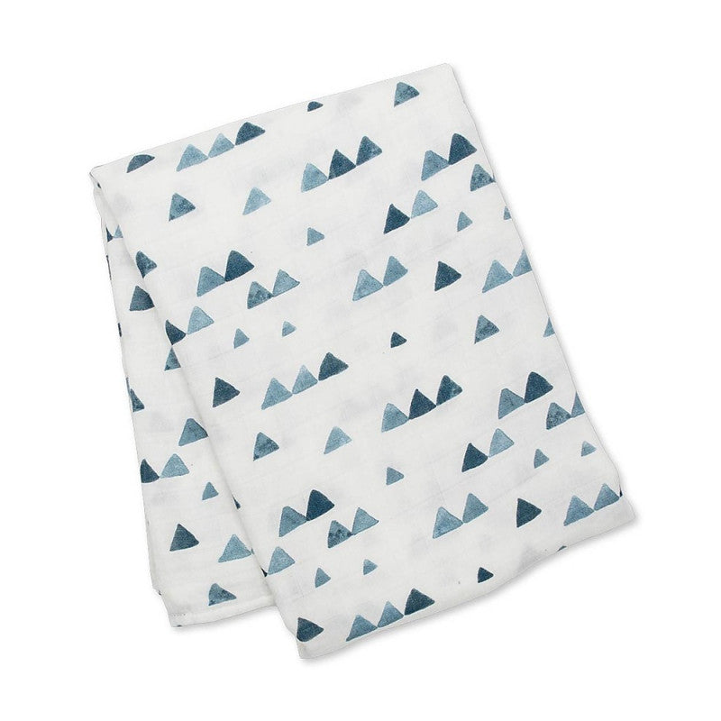 Set Hello World Lulujo Baby Triangoli Blu - 6