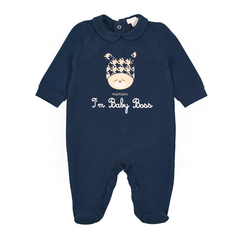 Tutina con scritta I'am Baby Boss 1 Mese