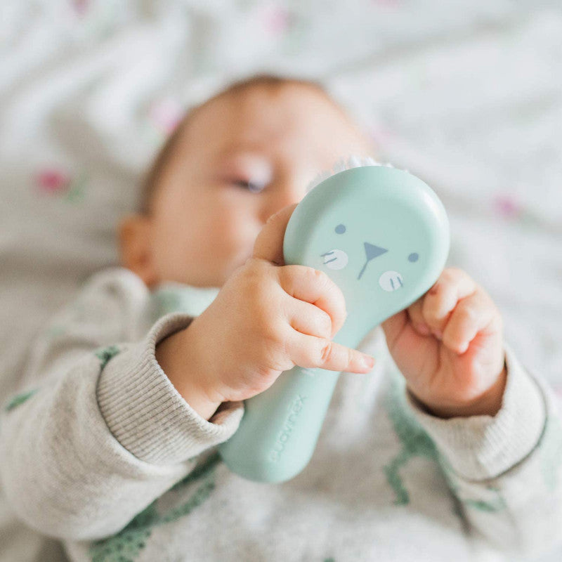 Spazzola e Pettine Hygge Baby Suavinex Verde - 5