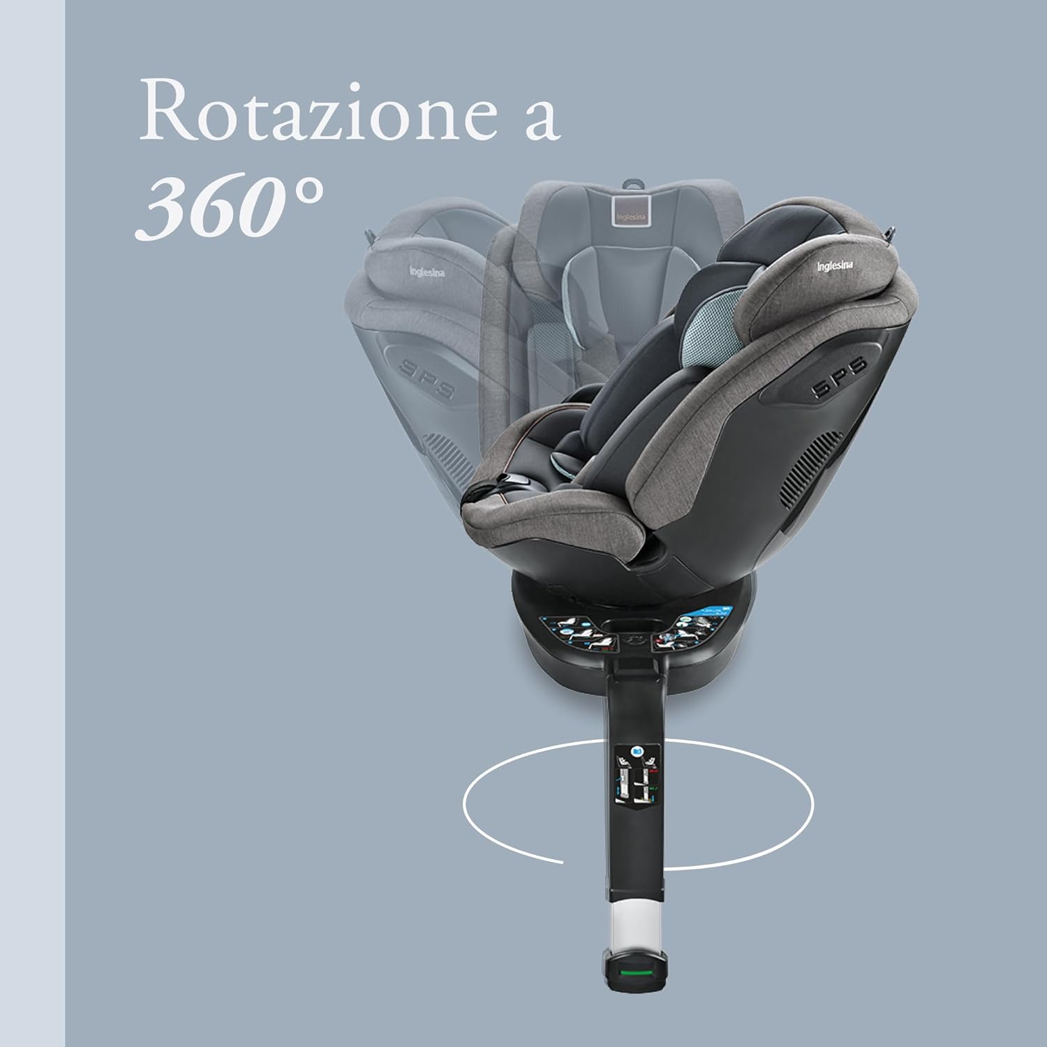 Seggiolino Halley Inglesina Con Rotazione a 360° - 5