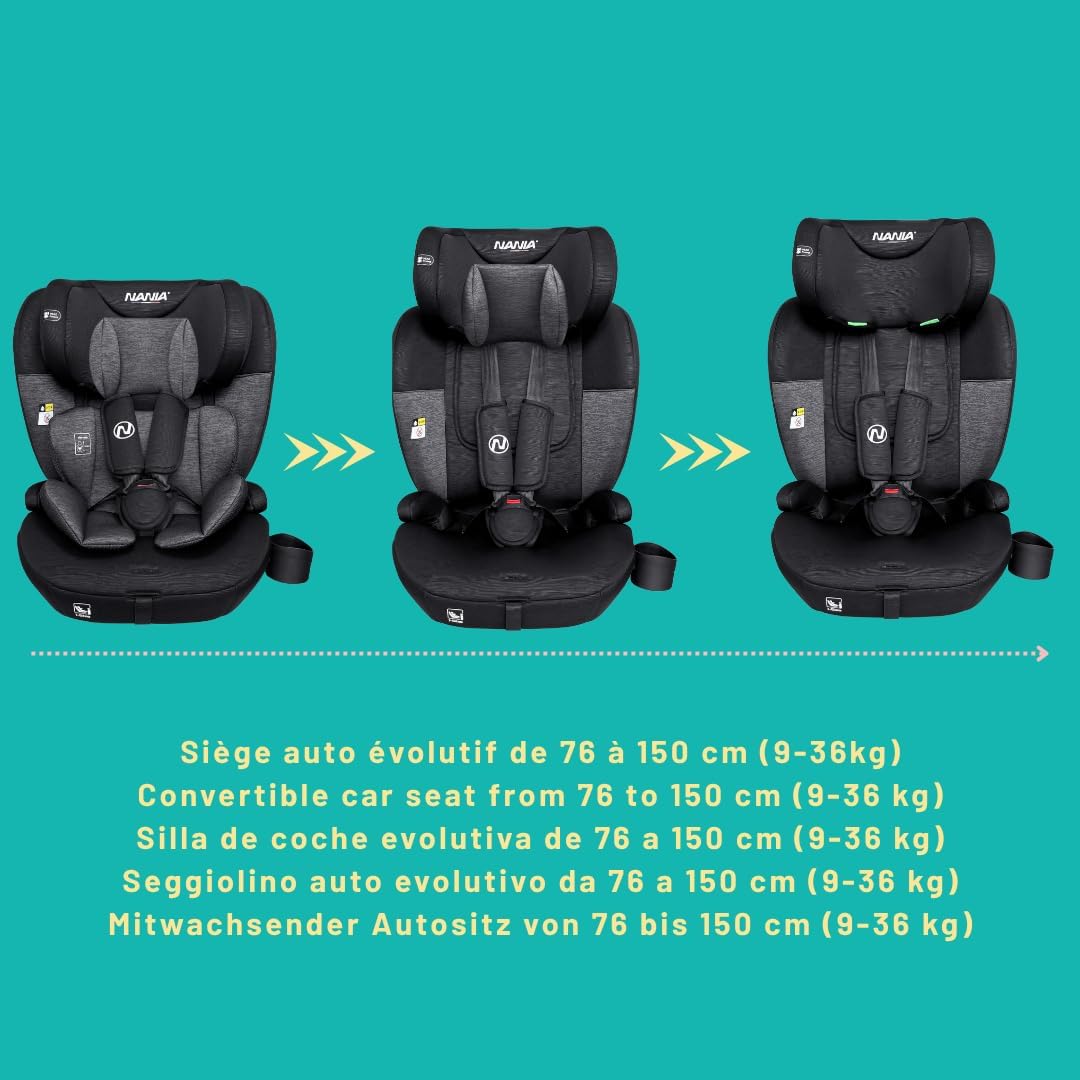 Seggiolino auto Nania Torino 76-150 cm