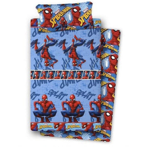 Completo Letto in Flanella di Spiderman