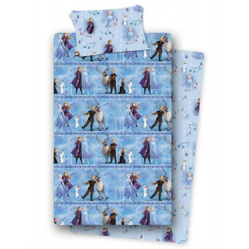 Completo Letto in Flanella di Frozen