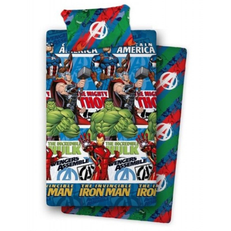 Set Lenzuola per Letto Singolo di Avengers