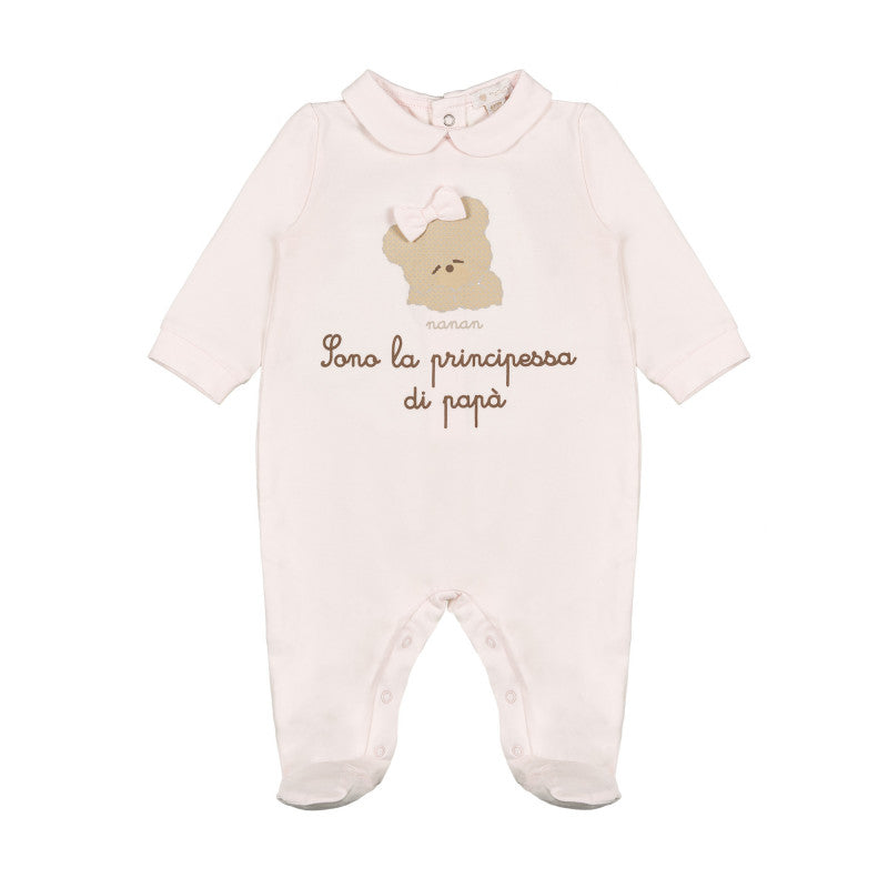 Tutina con scritta Sono la principessa di papà 1 Mese