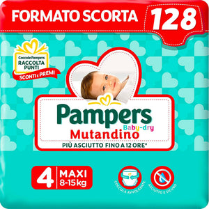 Pampers Baby Dry Mutandino - Taglia 4