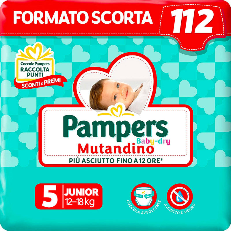 Pampers Baby Dry Mutandino - Taglia 5