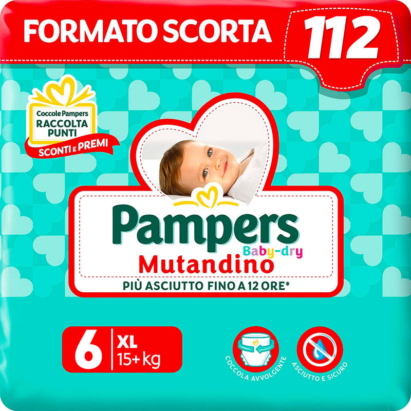 Pampers Baby Dry Mutandino - Taglia 6