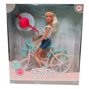 City Life - Bambola con Bicicletta Riviera