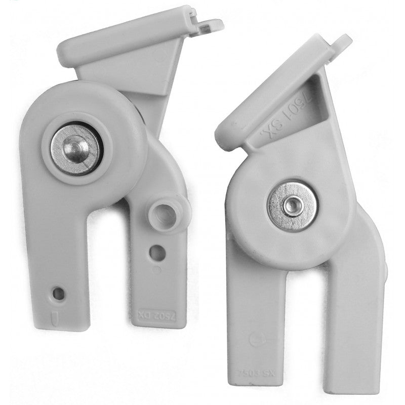 Set Snodo DX/SX Aggancio Capotta Passeggino Book 51Bianco