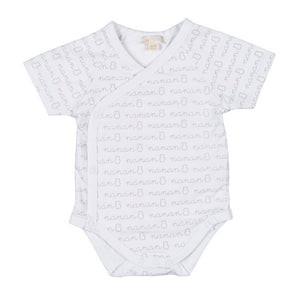 Body Maniche Corte Nanan Bianco 0-1 Mese