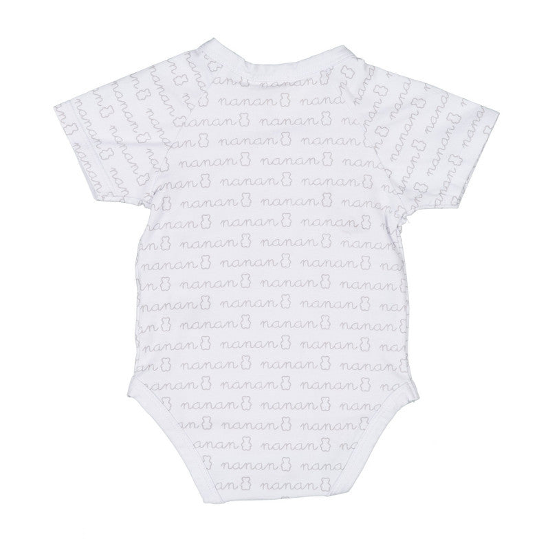 Body Maniche Corte Nanan Bianco 0-1 Mese - 2