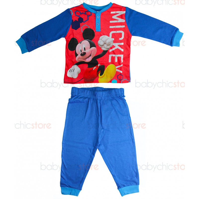 Pigiama Primavera/Estate Topolino Rosso - 6 Anni