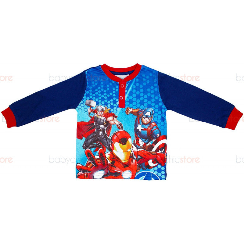 Pigiama Primavera/Estate Avengers Rosso - 4 Anni - 2