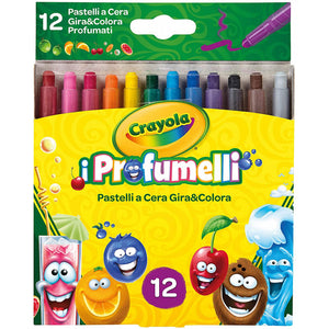12 Pastelli a Cera Gira & Colore - I Profumelli