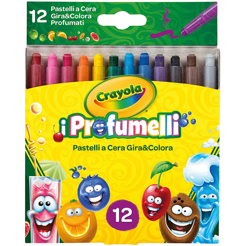 12 Pastelli a Cera Gira & Colore - I Profumelli