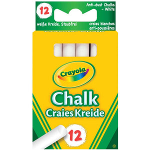 12 Gessi Bianchi Antipolvere Crayola