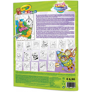 Maxi Pagine da Colorare - Uni Creatures - 2