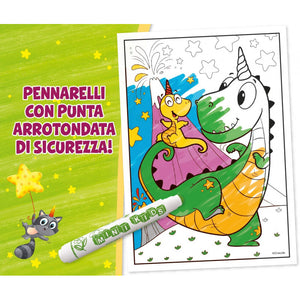 Maxi Pagine da Colorare - Uni Creatures - 3