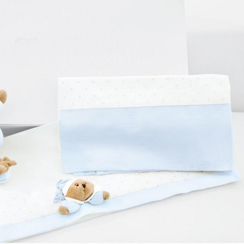 Set Lenzuola Per lettino Puccio Azzurro