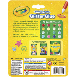 16 Mini Colle Glitter Lavabili - 2