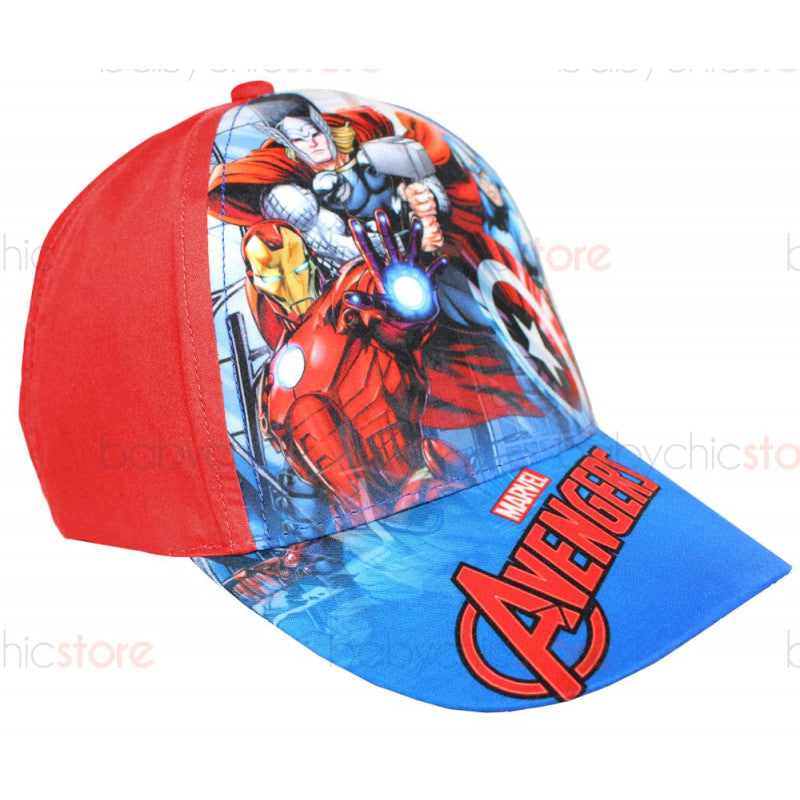 Cappellino con Visiera Avengers - Rosso