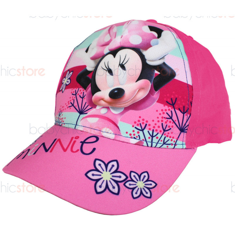 Cappellino con Visiera di Minnie - Flowers Magenta
