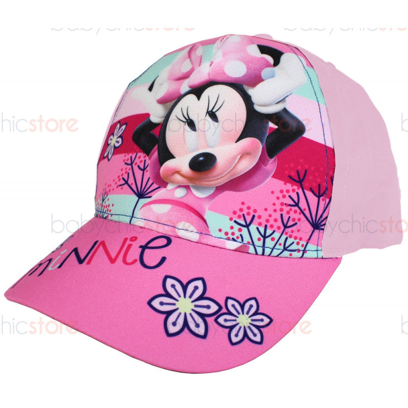 Cappellino con Visiera di Minnie - Flowers Rosa