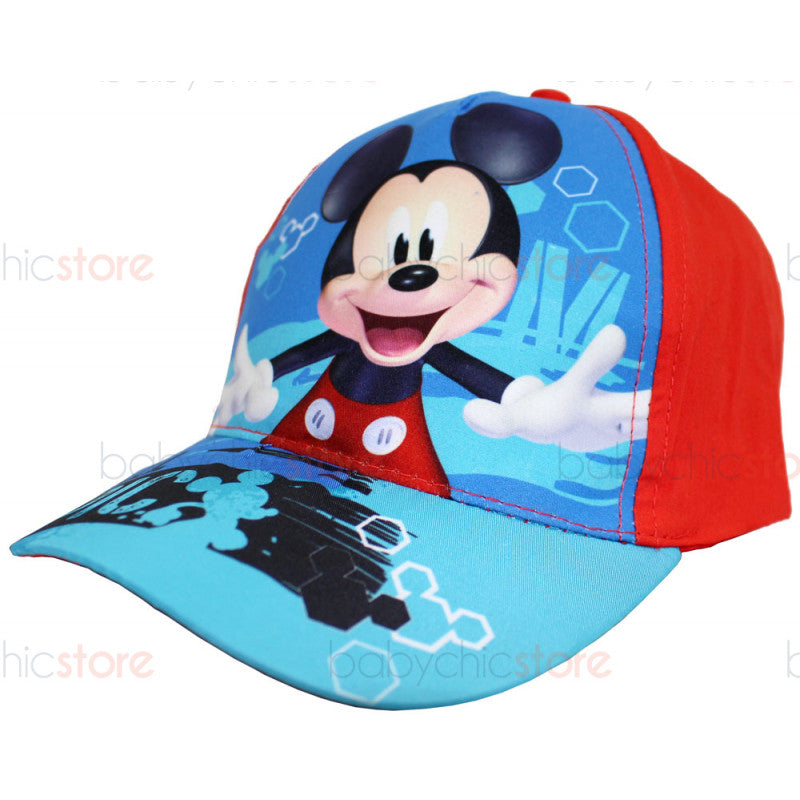Cappellino con Visiera Mickey Mouse - Rosso