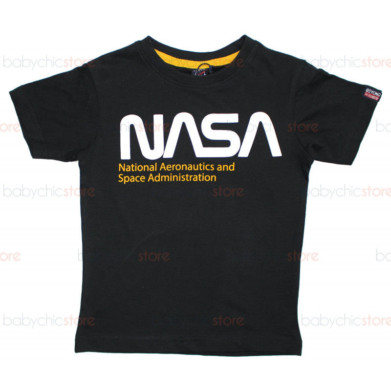 T-Shirt NASA Nera - 12 Anni