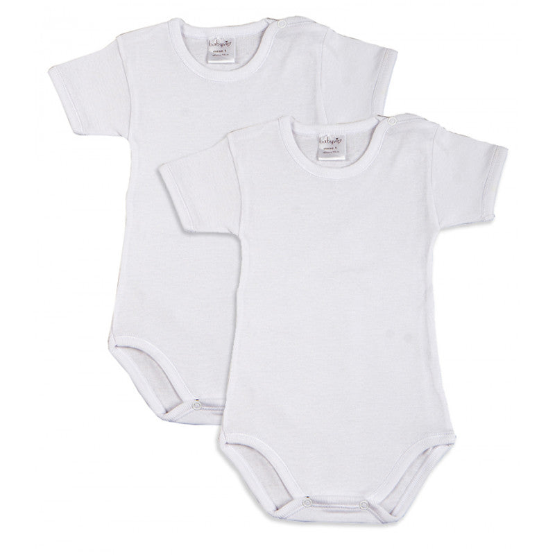 Set 2 Body Neonato a Mezza Manica - 12 Mesi