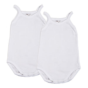 Set 2 Body Neonato con Spalla Stretta - 3 Mesi
