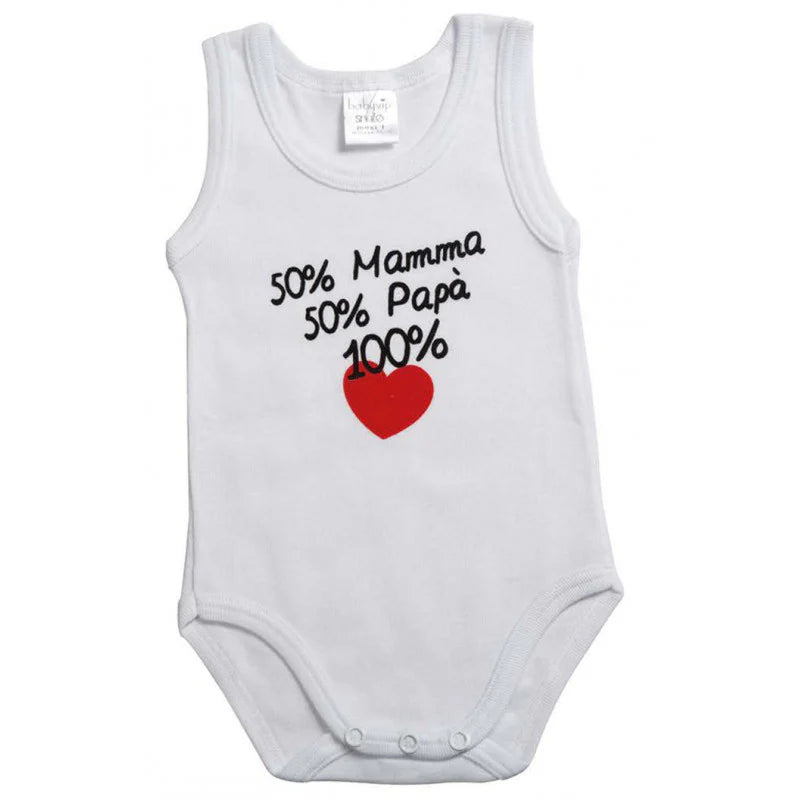 Body 50% Mamma e 50% Papà - 12 Mesi