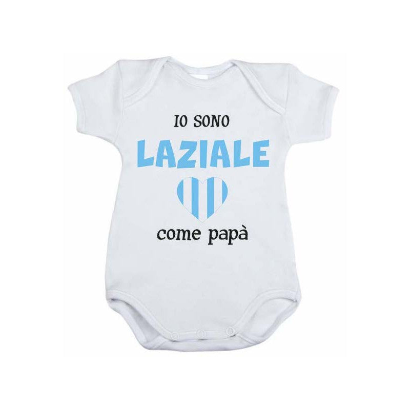 Body Neonato Io sono Laziale - 12/18 Mesi