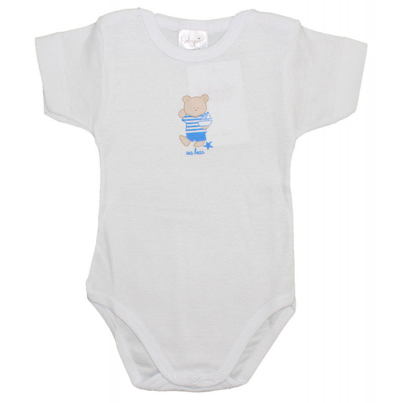 Set 2 Body Orsetto Azzurro - 9 Mesi - 3