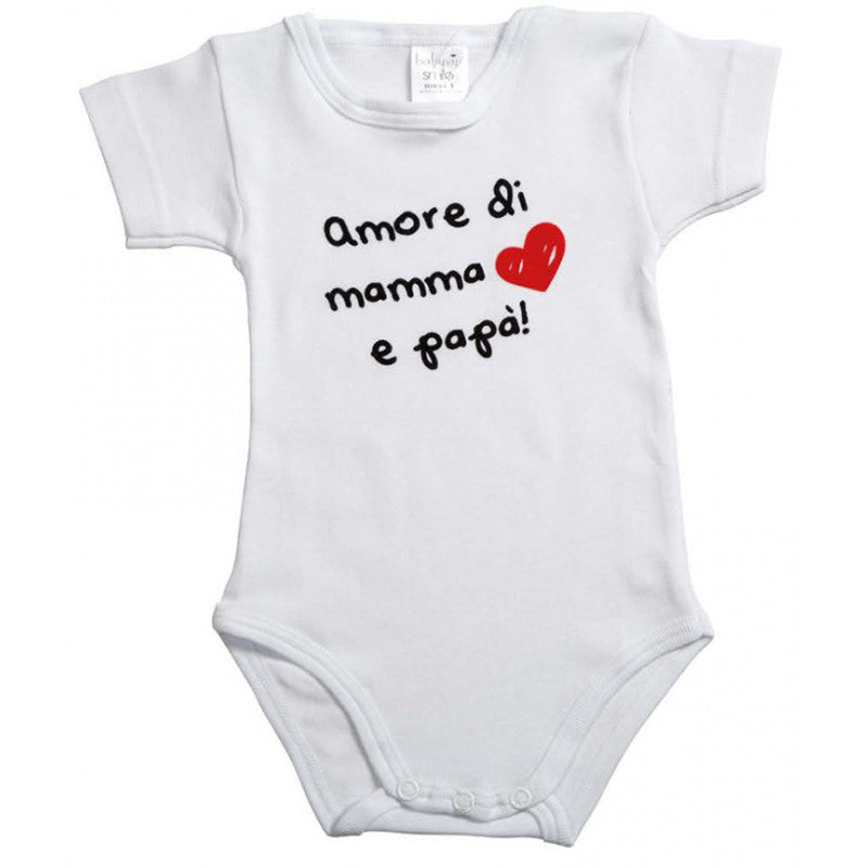 Body Mezza Manica Amore di Mamma e Papà - 3 Mesi