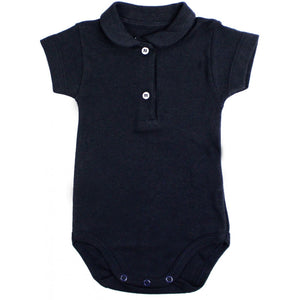 Body Neonato modello Polo - Blu