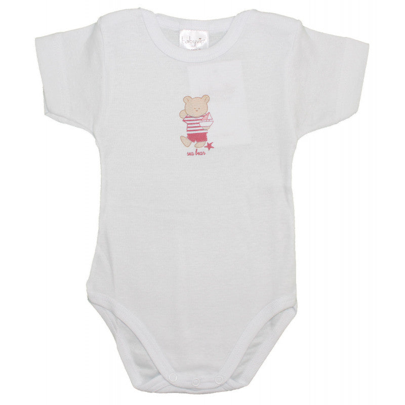 Set 2 Body Orsetto Rosa - 3 Mesi - 2