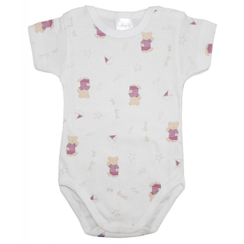 Set 2 Body Orsetto Rosa - 3 Mesi - 3