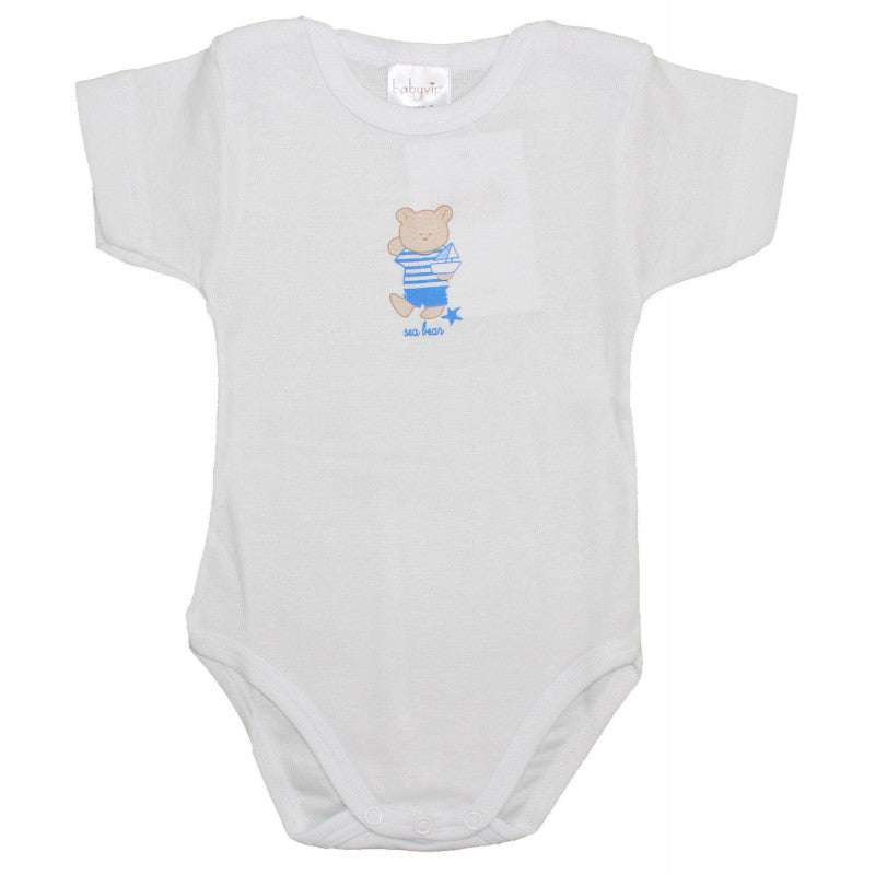 Set 2 Body Orsetto Azzurro - 6 Mesi - 3