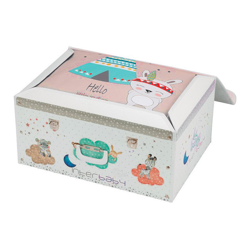 Completo Piumone e Paracolpi per Lettino - Little Indian Rosa