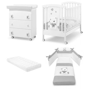 Offerta Cameretta Erbesi Tato - Bianco/Grigio