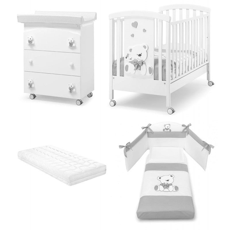 Offerta Cameretta Erbesi Tato - Bianco/Grigio