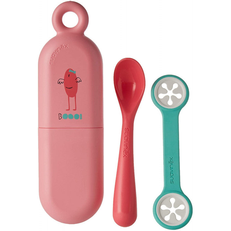 Set Posate da Viaggio Suavinex - MLife Rosa