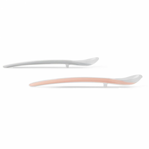 Set da 2 Cucchiai in Silicone-Grigio Rosa - 2