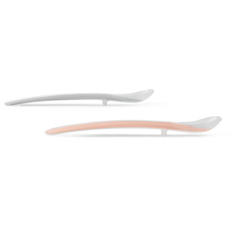 Set da 2 Cucchiai in Silicone-Grigio Rosa - 2